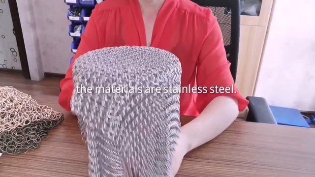 chainmail weave type weld metal ring mesh смотреть онлайн
