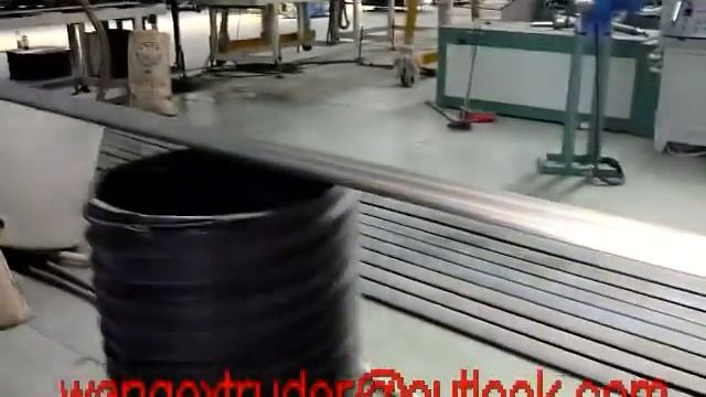 PE steel reinforced winding pipe extrusion line смотреть онлайн