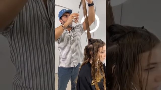 Long Layers Haircut For Curly Hair | Tips & Techniques for cutting curly hair смотреть онлайн