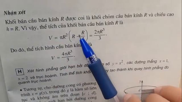 GIẢI TÍCH 12 NC - NGUYÊN HÀM, TÍCH PHÂN VÀ ỨNG DỤNG - BÀI 5: THỂ TÍCH KHỐI TRÒN XOAY (P1-THẦY LONG) смотреть онлайн