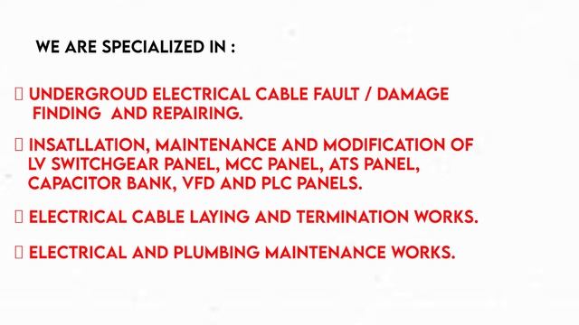 Cable fault location services | Controltek смотреть онлайн
