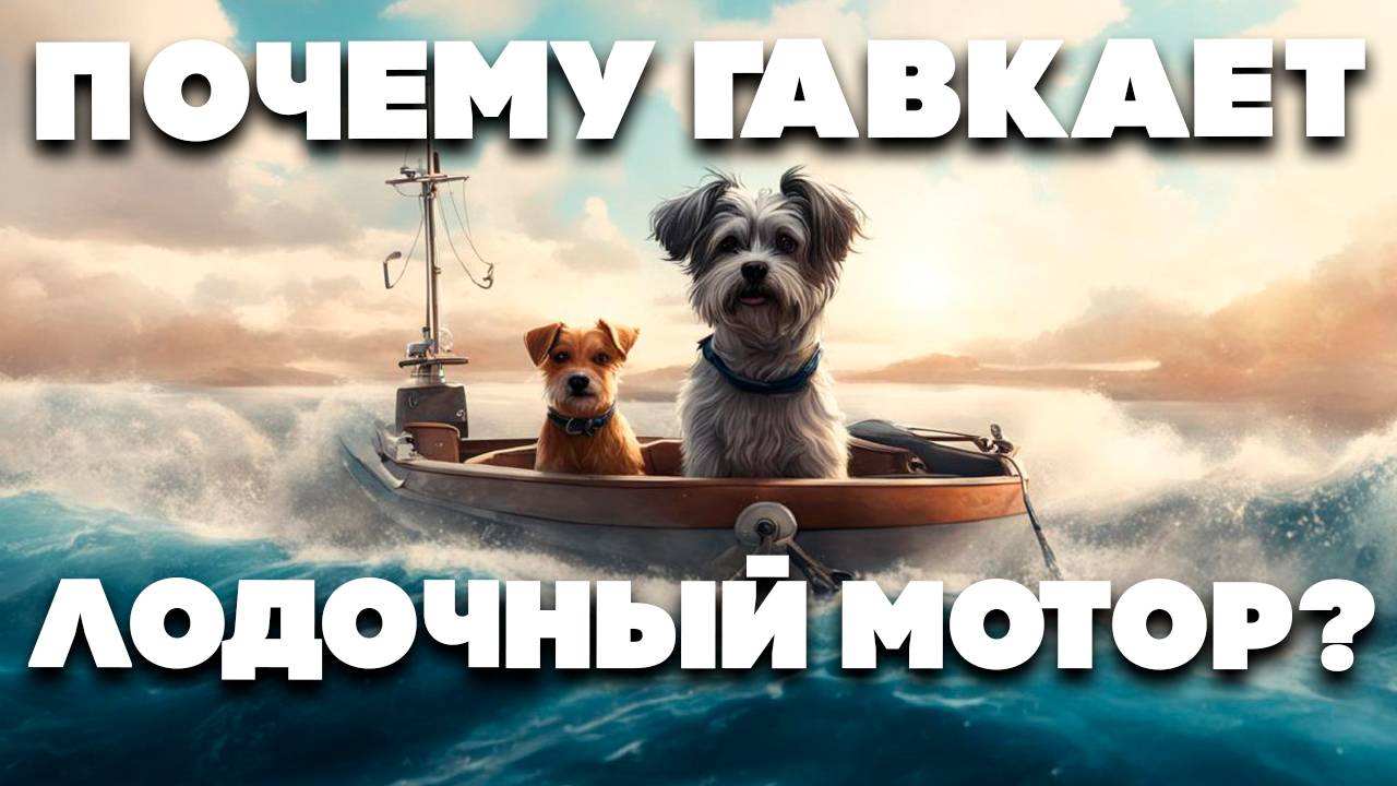 Почему гавкает лодочный мотор смотреть онлайн