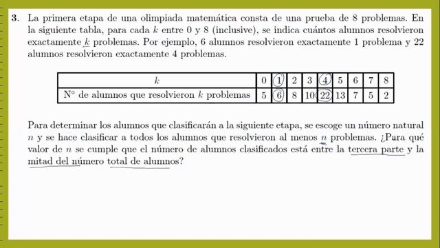 XV OLIMPIADA NACIONAL ESCOLAR DE MATEMÁTICA (ONEM 2018) SEGUNDA FASE NIVEL 2 смотреть онлайн