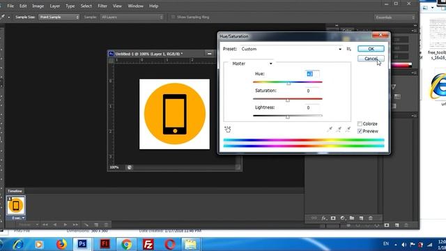 Create Flat Vector Icons in Photoshop very easily смотреть онлайн