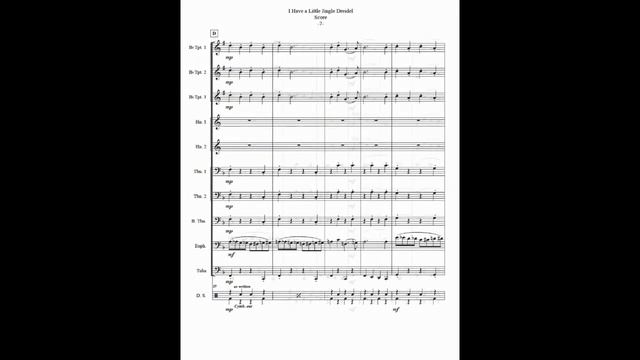I Have a Little Jingle Dreidel for Brass Ensemble смотреть онлайн