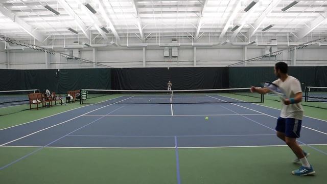 DIVISION 1 vs DIVISION 3 TENNIS PLAYER! (BASELINE POINTS!) смотреть онлайн