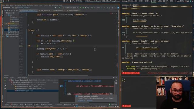 Coding Rust: Grafici in tempo reale (12) Gestione concorrenza con tokio::sync::mpsc смотреть онлайн