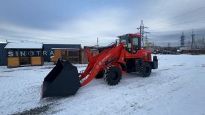 Обзор фронтального погрузчика RedStar RS2300GTS с нашей площадки