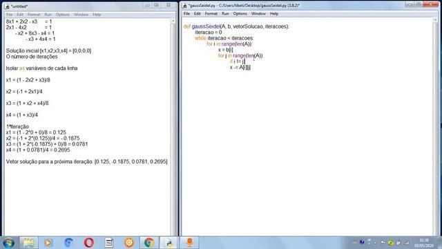 Código Método de Gauss-Seidel (Python) смотреть онлайн