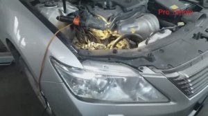 Toyota Camry, замена помпы...mp4
