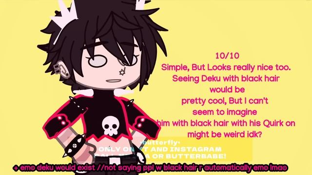 Deku tries on Class1A's Hair Colors‼️ || ORIGINAL SKIT || смотреть онлайн