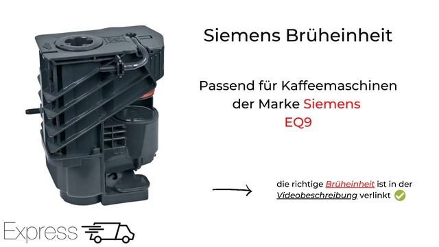 Siemens EQ9 Brüheinheit wechseln, tauschen - Fehlermeldung "Brüheinheit Reinigen" - Ersatzteil ✅ смотреть онлайн