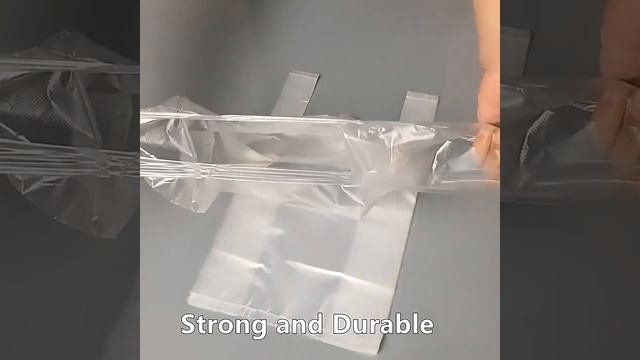 T-shirt plastic bags bolsa transparente de plastico plastic bags for groceries/supermarket смотреть онлайн