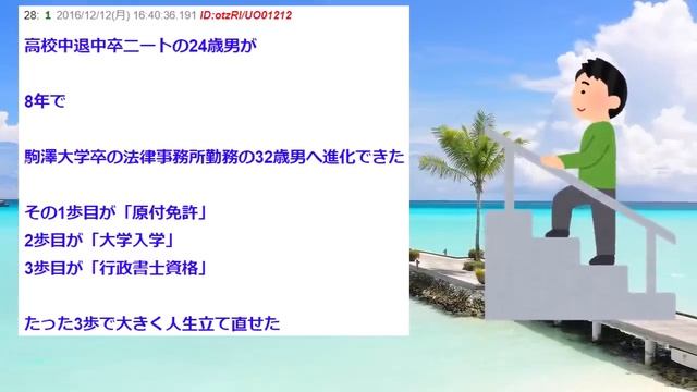 【2ch面白いスレ】中卒ニートの俺がどうやって人生立て直したか書いていく 【ゆっくり解説】 смотреть онлайн