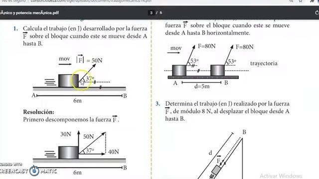 CEPRE III FISICA S14 TRABAJO MECÁNICO смотреть онлайн