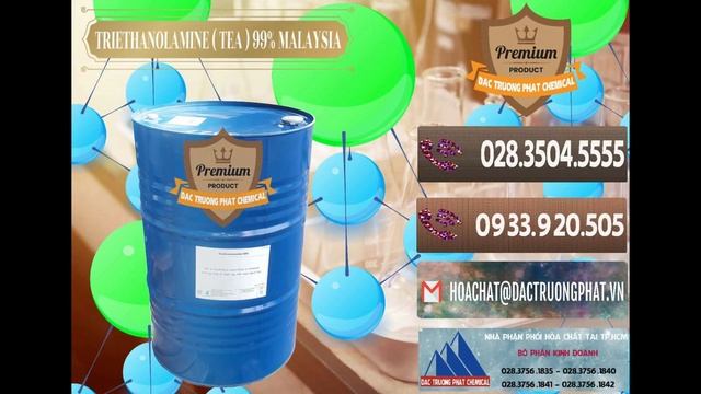 Chất Hoạt Động Bề Mặt Triethanol Amin - Dung Môi Triethanolamine 99% Malaysia смотреть онлайн
