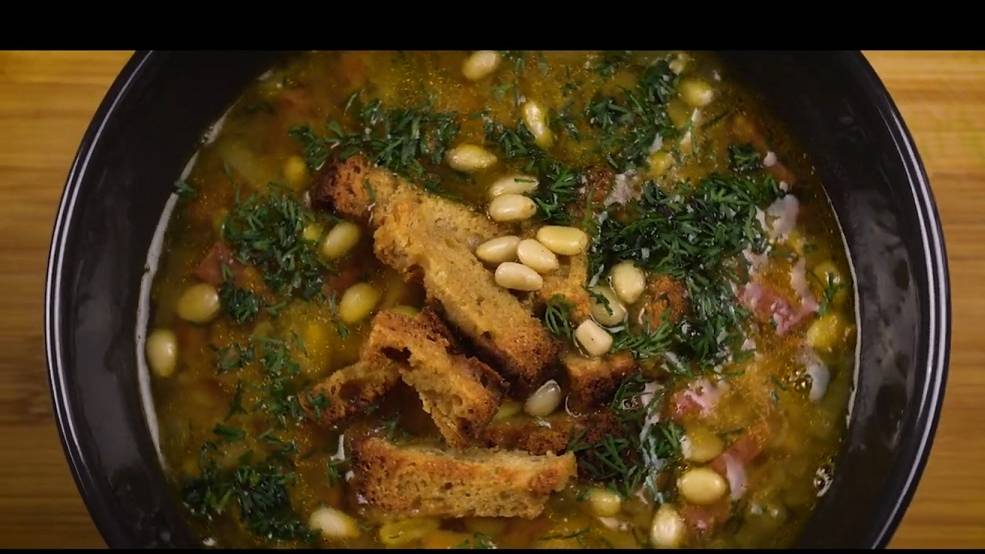 Вкуснейший гороховый суп. Есть секретики. смотреть онлайн