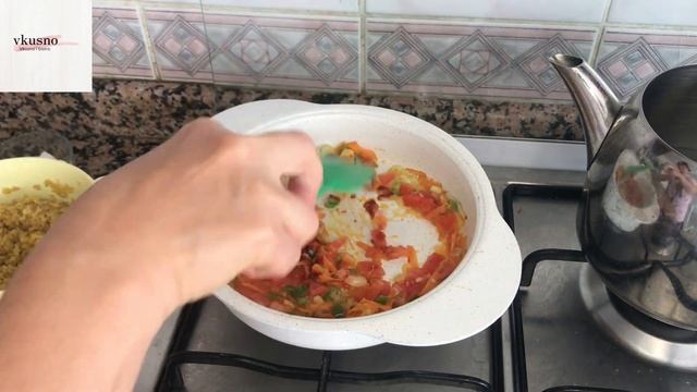 БУЛГУР С ОВОЩАМИ ПО-ТУРЕЦКИ смотреть онлайн