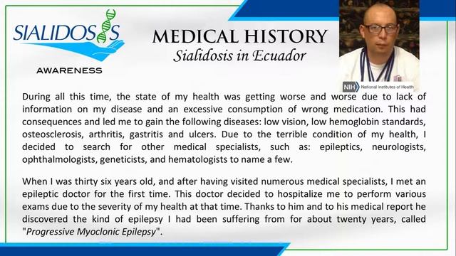 SIALIDOSIS - A GENETIC DISEASE RELATED TO EPILEPSY смотреть онлайн