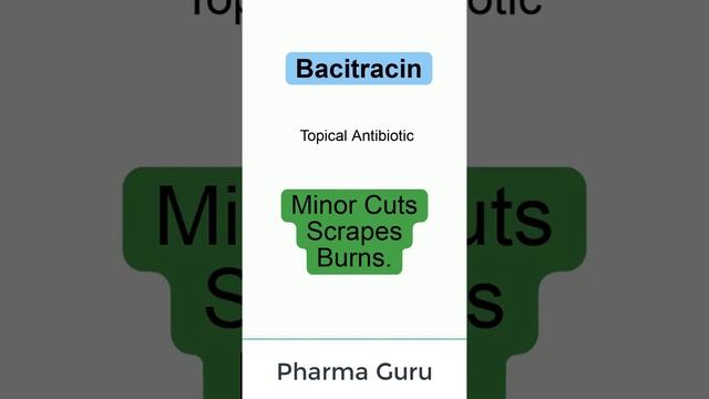 Bacitracin - Topical Antibiotic - In a nutshell. смотреть онлайн
