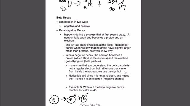Physics 30: 16.2 Nuclear Decay смотреть онлайн