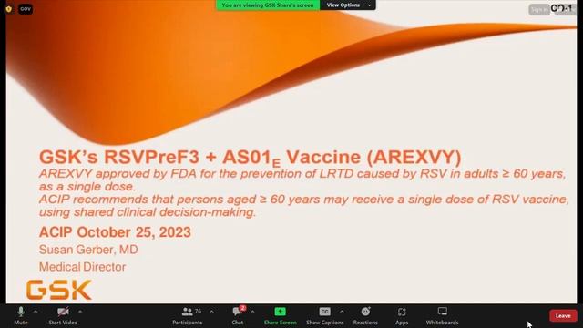 October 2023 ACIP Meeting - Public comment & RSV Vaccines смотреть онлайн