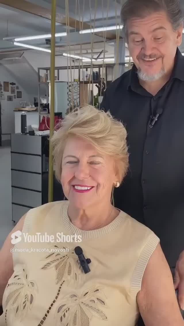 Пикси для Женщин за 70 лет на волнистые волосы 💕 смотреть онлайн