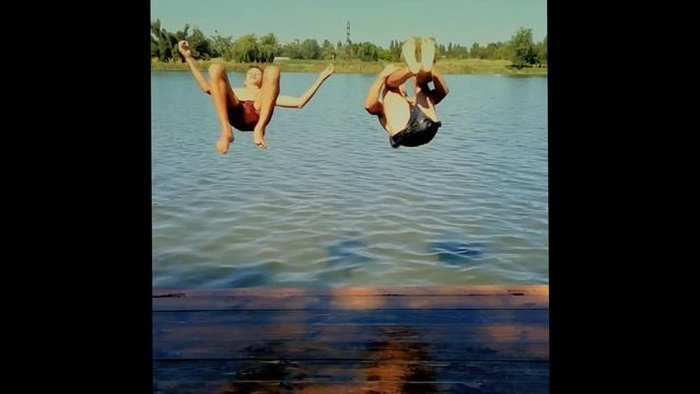 Backflip into the water/Заднее сальто в воду смотреть онлайн
