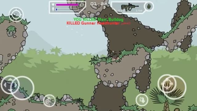 MINI MILITIA 2 PRO GAMEPLAY /ＭＯＲＦＩＮ (Mini Militia Oynanış) смотреть онлайн