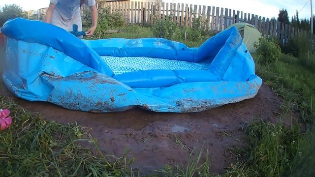 ВОДА ЧИСТАЯ ЦЕЛЫЙ МЕСЯЦ/ ПЛЮСЫ надувного БАССЕЙНА/ Как МЫТЬ надувной БАССЕЙН/ ДЁШЕВО и сердито смотреть онлайн