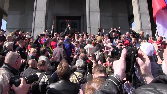 Атмосфера встречи "Ночных волков" в Братиславе - 6 смотреть онлайн