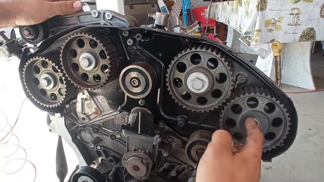 How to change Complete Timing Kit w\ Pump. Alfa Romeo 2.5 V6 and 3.0 V6 Busso 24v смотреть онлайн