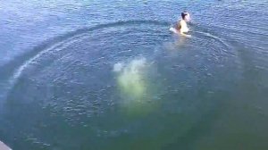 прыжки в воду с пирса №2