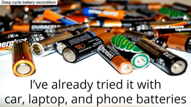 Restoring AGM Batteries - Gel Battery Reconditioning смотреть онлайн