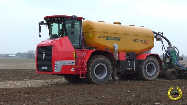 Holmer Terra Variant 600 eco beim Gülle Grubbern 2017 смотреть онлайн