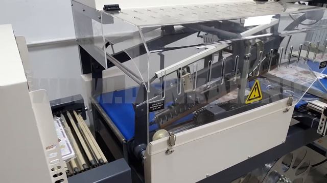 Автоматическая упаковки различных видов продукции в полиолефиновую термоусадочную пленку. ТМ-2А смотреть онлайн