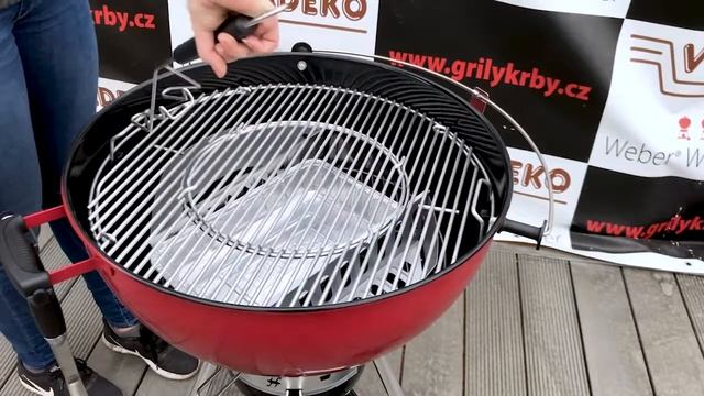 Gril na dřevěné uhlí Weber Master Touch GBS 57 cm Red смотреть онлайн