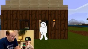 Реакция на «Minecraft для НУБОВ» Серия 1 #minecraft #майнкрафт #реакции