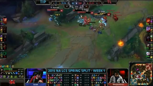 Team Impulse vs Team Liquid - HIGHLIGHTS - NA LCS Spring 2015 - W1D1 - Season 2015 - LoL смотреть онлайн