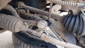 Замена передней стойки стабилизатора киа Рио