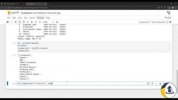 1. Анализ данных на Python. Исследование покупателей #dataanalytics  #python #пайтон  #datascience