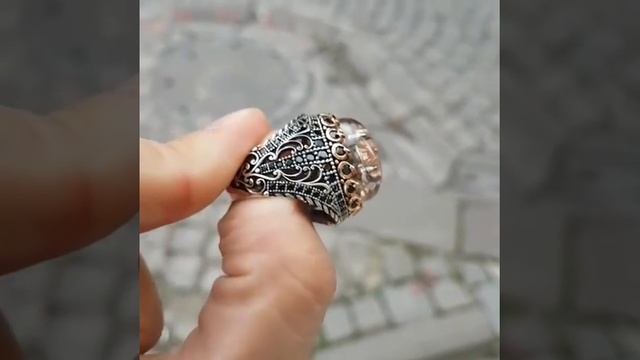 Перстень с серебряной мечетью под эмалью Храм из серебра смотреть онлайн