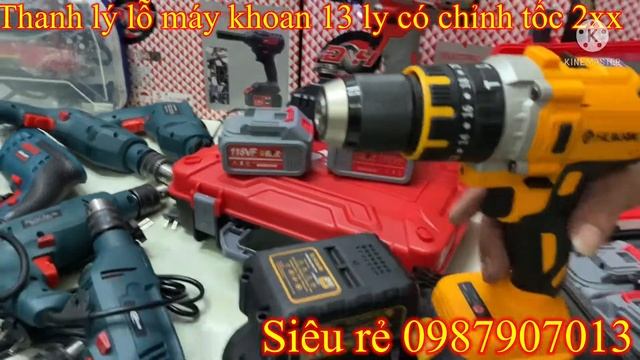 Thu hồi vốn thanh lý lỗ lô máy khoan 13 ly có chỉnh tốc giá siêu rẻ chỉ 2xx смотреть онлайн
