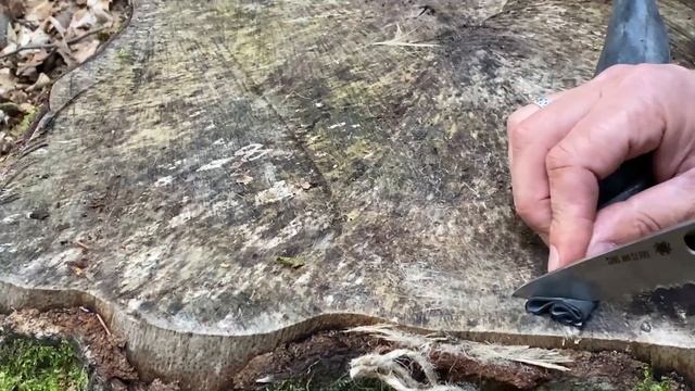 Нож Spyderco Endura Thin Red Line тест / Test