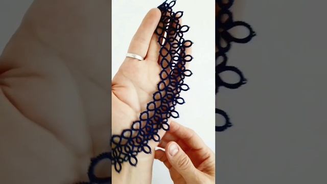 Воротничок "Глория" #frivolite #tatting #фриволите #jwellery #lace #tattinglace #кружево #воротничок смотреть онлайн