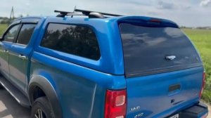 Кунг модели SKAT российского производства в насыщенном синем цвете для пикапа JAC T8 Pro!