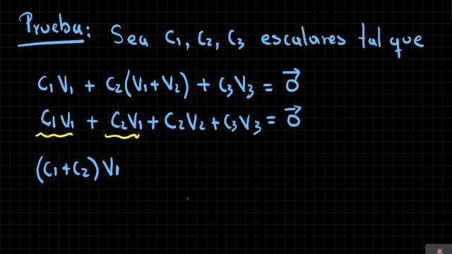Sean los vectores {v1,v2,v3} linealmente independientes. Demostrar que {v1,v1+v2,v3} es L.i смотреть онлайн