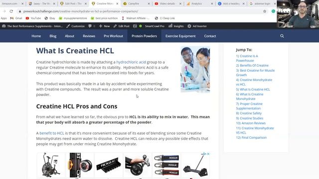 Creatine Monohydrate VS HCL смотреть онлайн