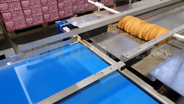 АВТОМАТИЧЕСКАЯ ГРУППОВАЯ УПАКОВКА СУХАРЕЙ. ТМ-2А. ДЭНКАР. смотреть онлайн