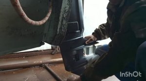 замена масла в редукторе и шприцевание ПЛМ Ямаха 30 л.с